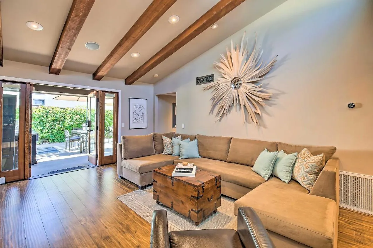 Апартаменты Dtwn Palm Springs Condo Bbq, Pool, Fire Pit, Etc!