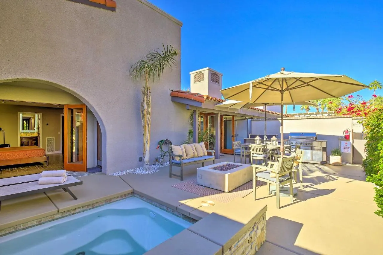 Dtwn Palm Springs Condo Bbq, Pool, Fire Pit, Etc! 0*,