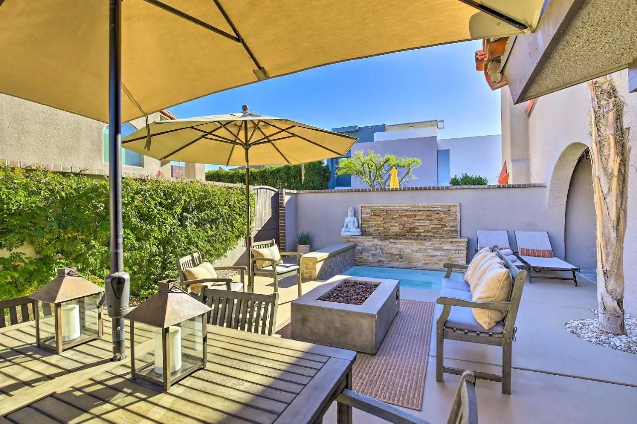 Διαμέρισμα Dtwn Palm Springs Condo Bbq, Pool, Fire Pit, Etc!
